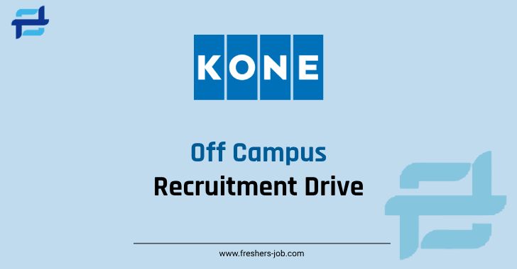 KONE Recruitment 2023  KONE Off Campus Drive 2023 For Freshers